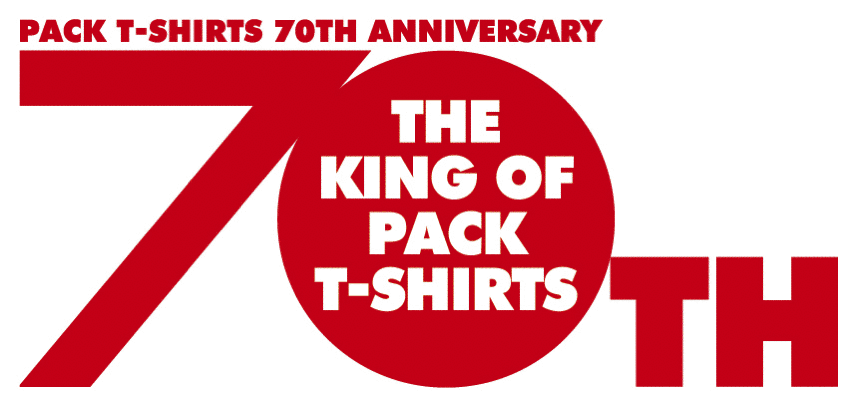 ヘインズ70周年 THE KING OF PACK T-SHIRTS